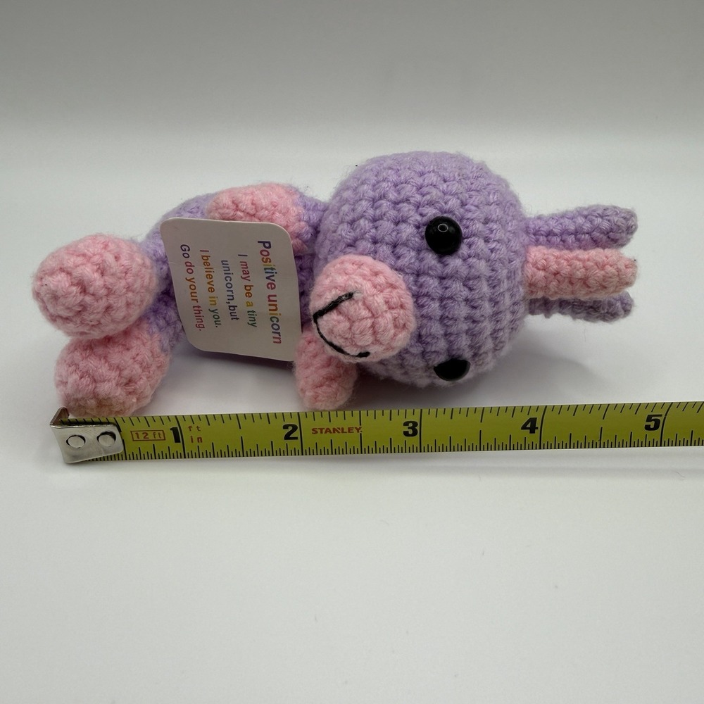 Crocheted Friends Inspirational Positive‎ Unicorn - Picture 10 of 10